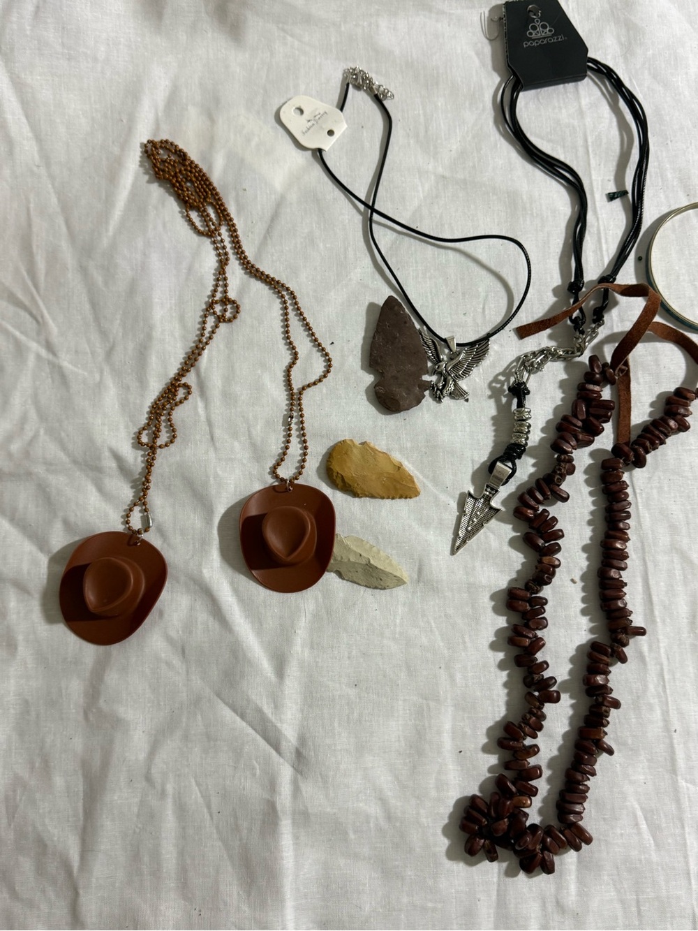 Large Western Boho Costume Jewelry Lot--Necklaces, Bracelets, and Earrings - Picture 12 of 15